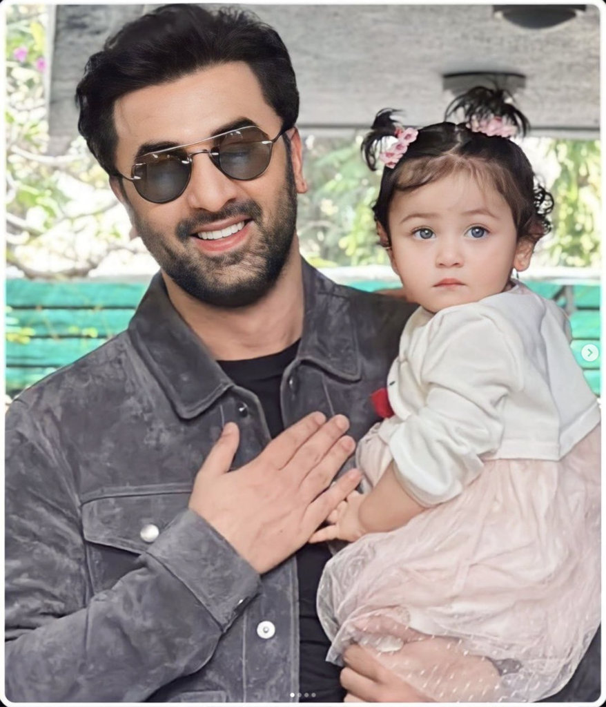 ranbir kapoor and raha kapoor